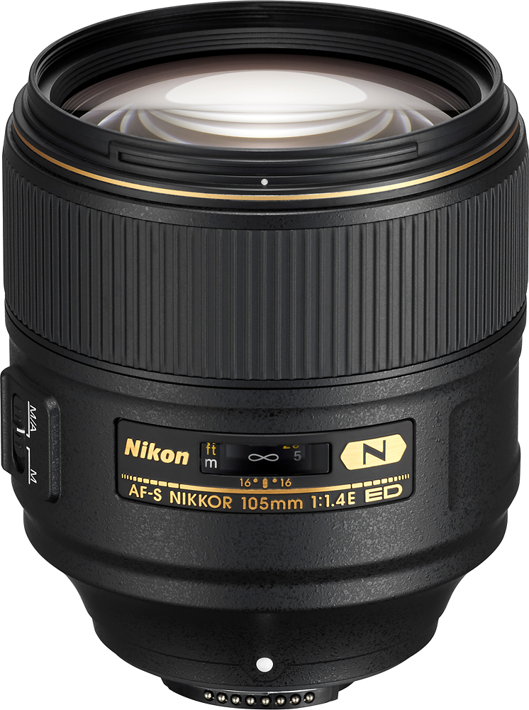 Nikon AF-S NIKKOR 105mm f/1.4E ED Telephoto Lens for - Best Buy