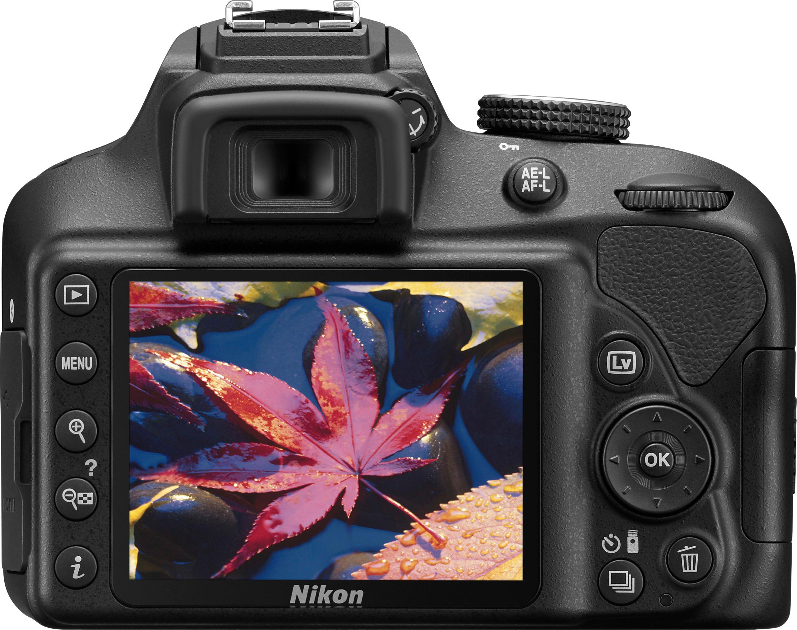 Best Buy: Nikon D3400 DSLR Camera with AF-P DX 18-55mm G VR and 70 