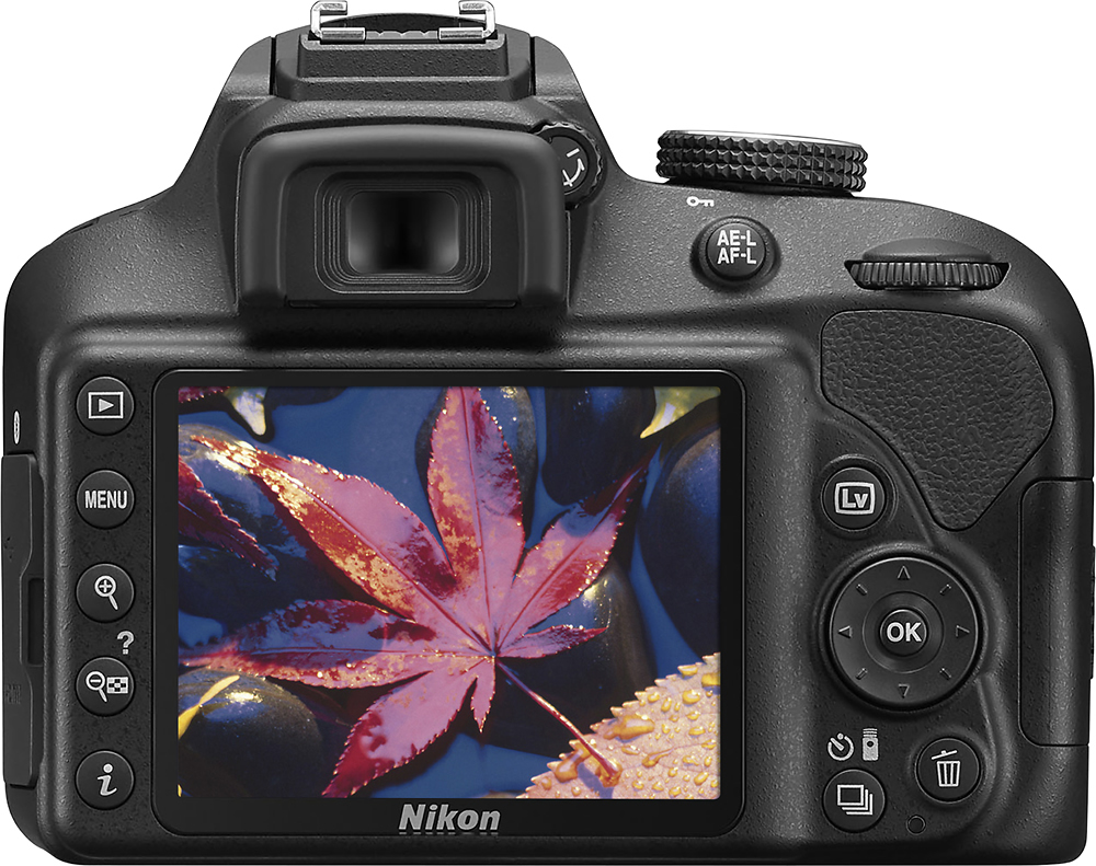 Pre-Owned - Nikon D3400 DSLR Camera with 18-55mm Lens (Black) at
