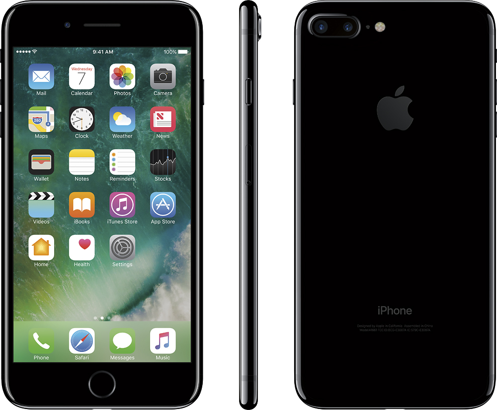 Apple iPhone 7 Plus 128GB Jet Black MN4D2LL/A - Best Buy