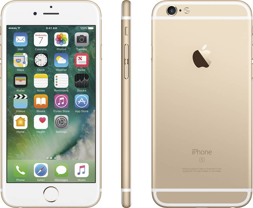 Best Buy: Apple iPhone 6s 128GB Gold (Unlocked) MKRP2LL/A