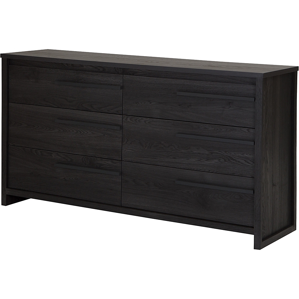 Best Buy South Shore Tao 6 Drawer Double Dresser Gray Oak 9025010