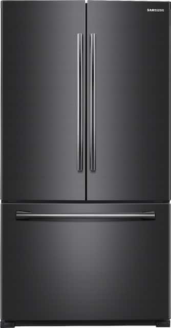 Samsung 25 5 Cu Ft French Door Fingerprint Resistant Refrigerator Black Stainless Steel Rf260beaesg Best Buy