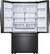 Alt View 2. Samsung - 25.5 Cu. Ft. French Door Fingerprint Resistant Refrigerator - Black stainless steel.