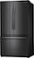 Left Zoom. Samsung - 25.5 Cu. Ft. French Door Fingerprint Resistant Refrigerator - Black stainless steel.