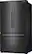 Left. Samsung - 25.5 Cu. Ft. French Door Fingerprint Resistant Refrigerator - Black stainless steel.