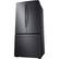 Alt View 11. Samsung - 30" Wide, 22 cu. ft. French Door Fingerprint Resistant Refrigerator - Black stainless steel.