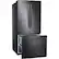 Alt View 12. Samsung - 30" Wide, 22 cu. ft. French Door Fingerprint Resistant Refrigerator - Black stainless steel.