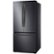 Left Zoom. Samsung - 30" Wide, 22 cu. ft. French Door  Fingerprint Resistant Refrigerator - Black stainless steel.