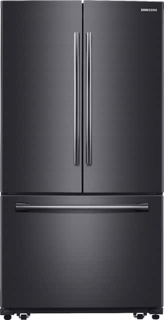 Samsung 25 5 Cu Ft French Door Fingerprint Resistant Refrigerator With Internal Water Dispenser Black Stainless Steel Rf261beaesg Best Buy