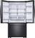Alt View 2. Samsung - 25.5 Cu. Ft. French Door Fingerprint Resistant Refrigerator with Internal Water Dispenser - Black Stainless Steel.