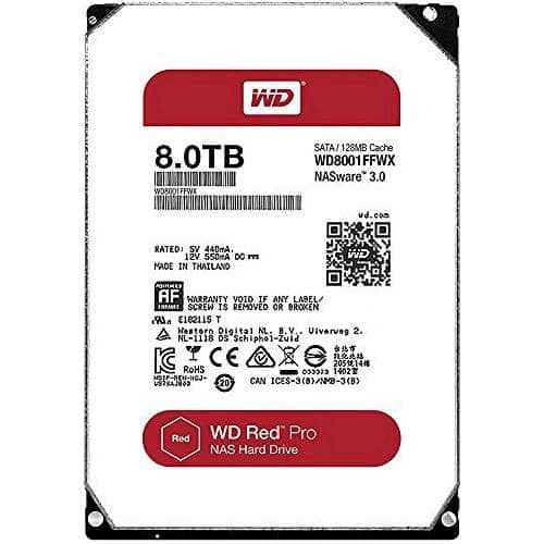 WD - Red Pro 8TB Internal SATA NAS Hard Drive - Larger Front