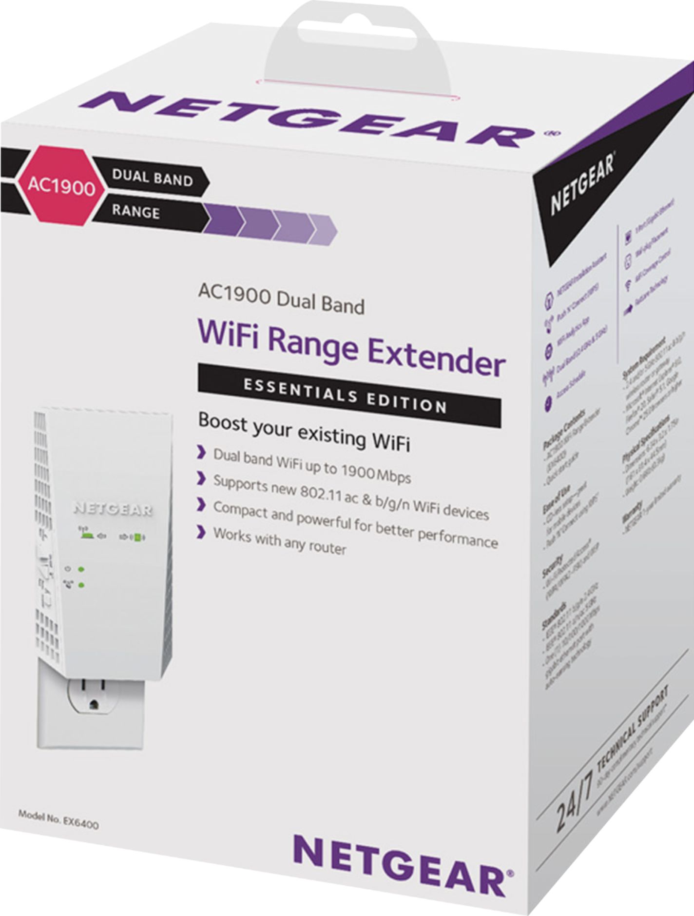 AC1900 WiFi Mesh Extender - EX6400