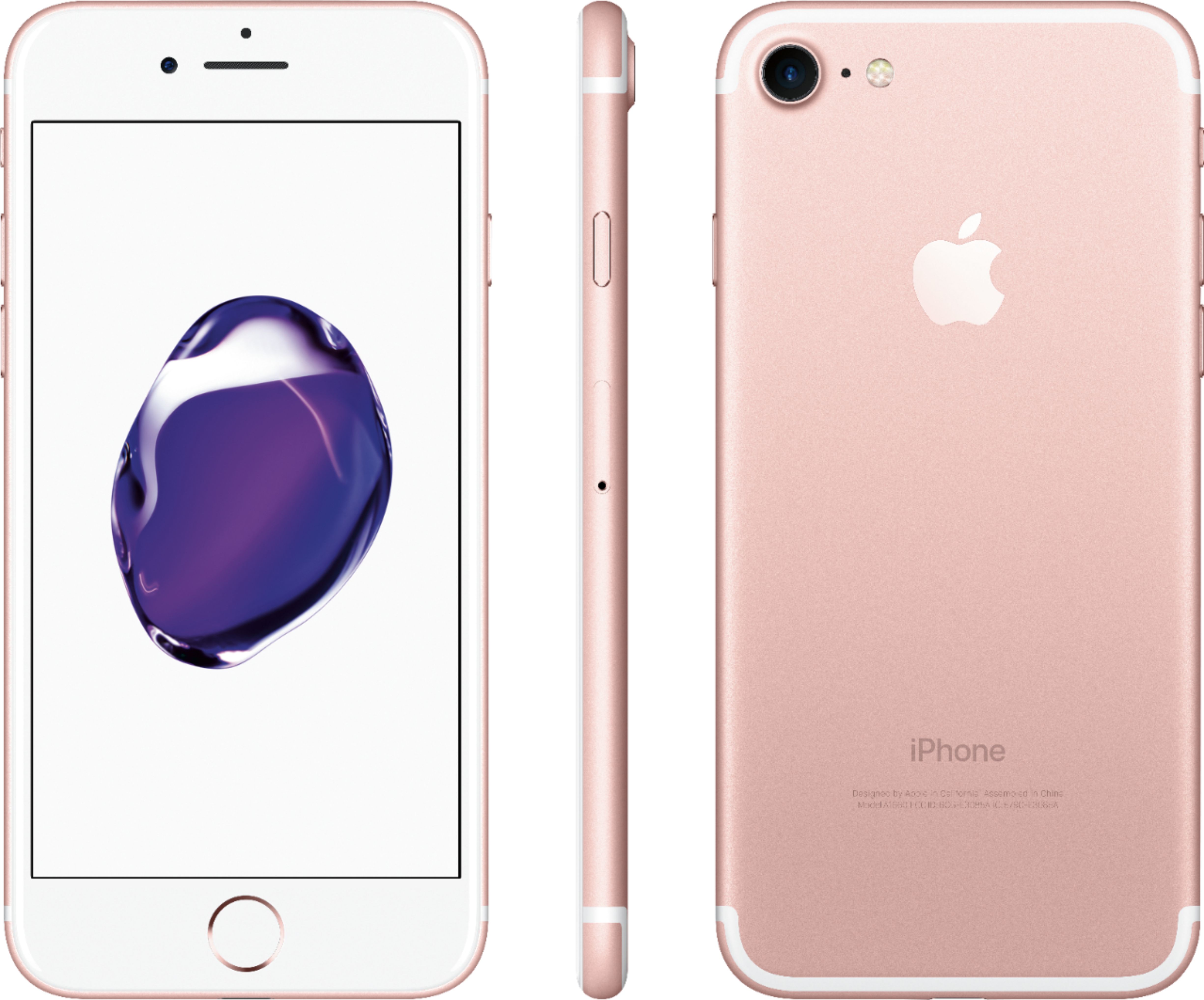 スマートフォン/携帯電話 スマートフォン本体 Best Buy: Apple iPhone 7 32GB Rose Gold (AT&T) MN8K2LL/A