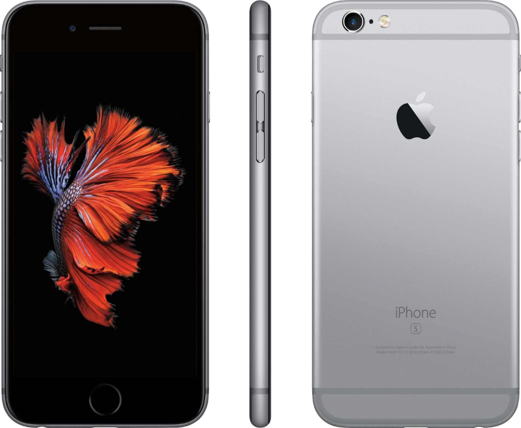 Gedragen papier aangenaam Best Buy: Apple iPhone 6s 32GB Space Gray (AT&T) MN1E2LL/A