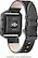 Alt View 12. Platinum™ - Leather Watch Strap for Fitbit Blaze - Black.