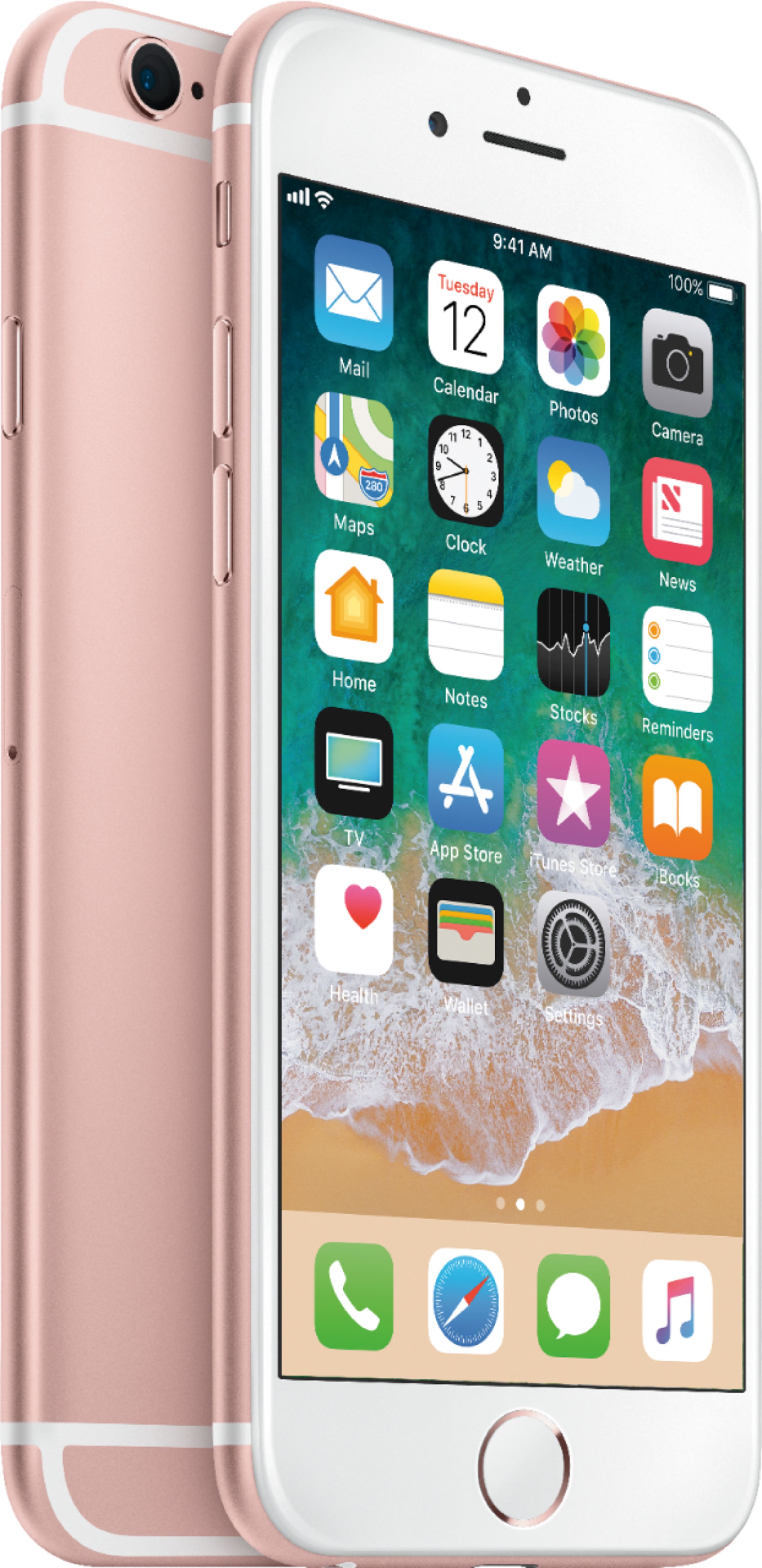 スマートフォン/携帯電話 スマートフォン本体 Best Buy: Apple iPhone 6s 32GB Rose Gold (AT&T) MN1L2LL/A