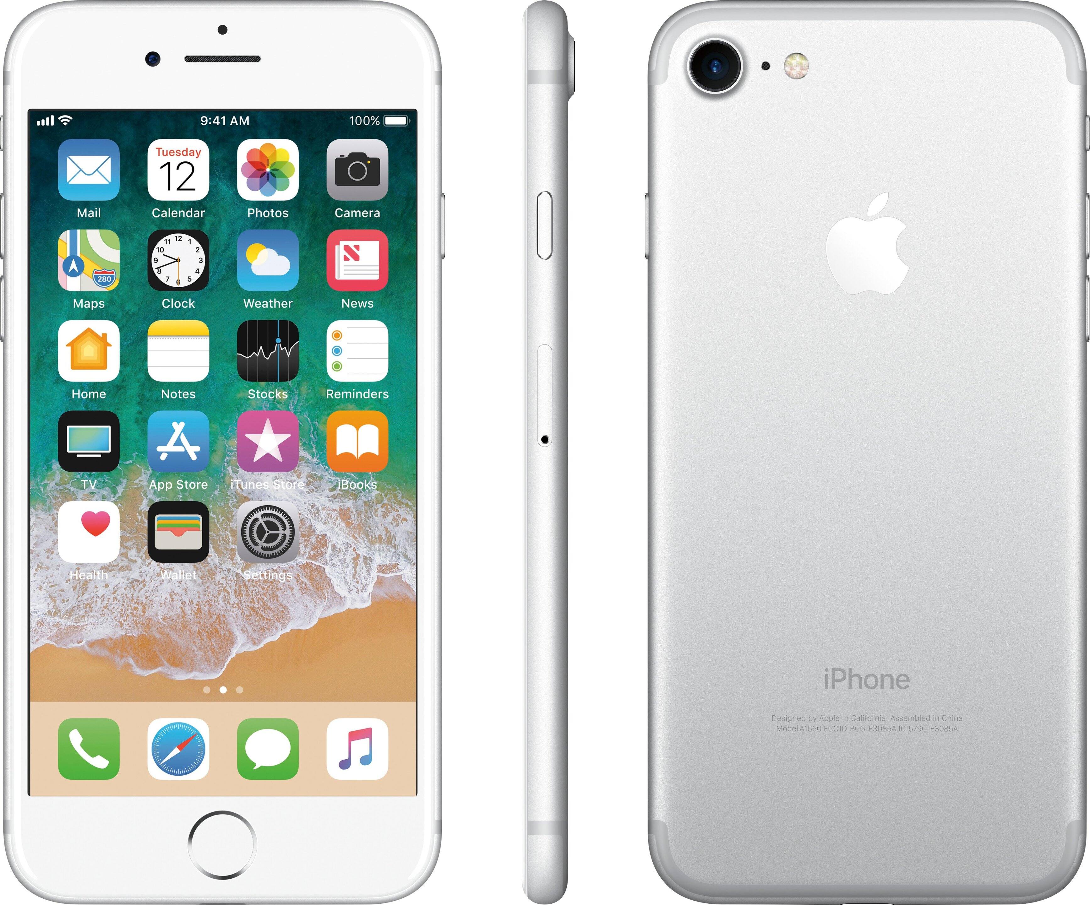 Customer Reviews Apple Iphone 7 256gb Silver At T Mn8t2ll A Best Buy