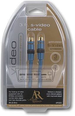 Front Standard. Recoton - 3' S-Video Cable.