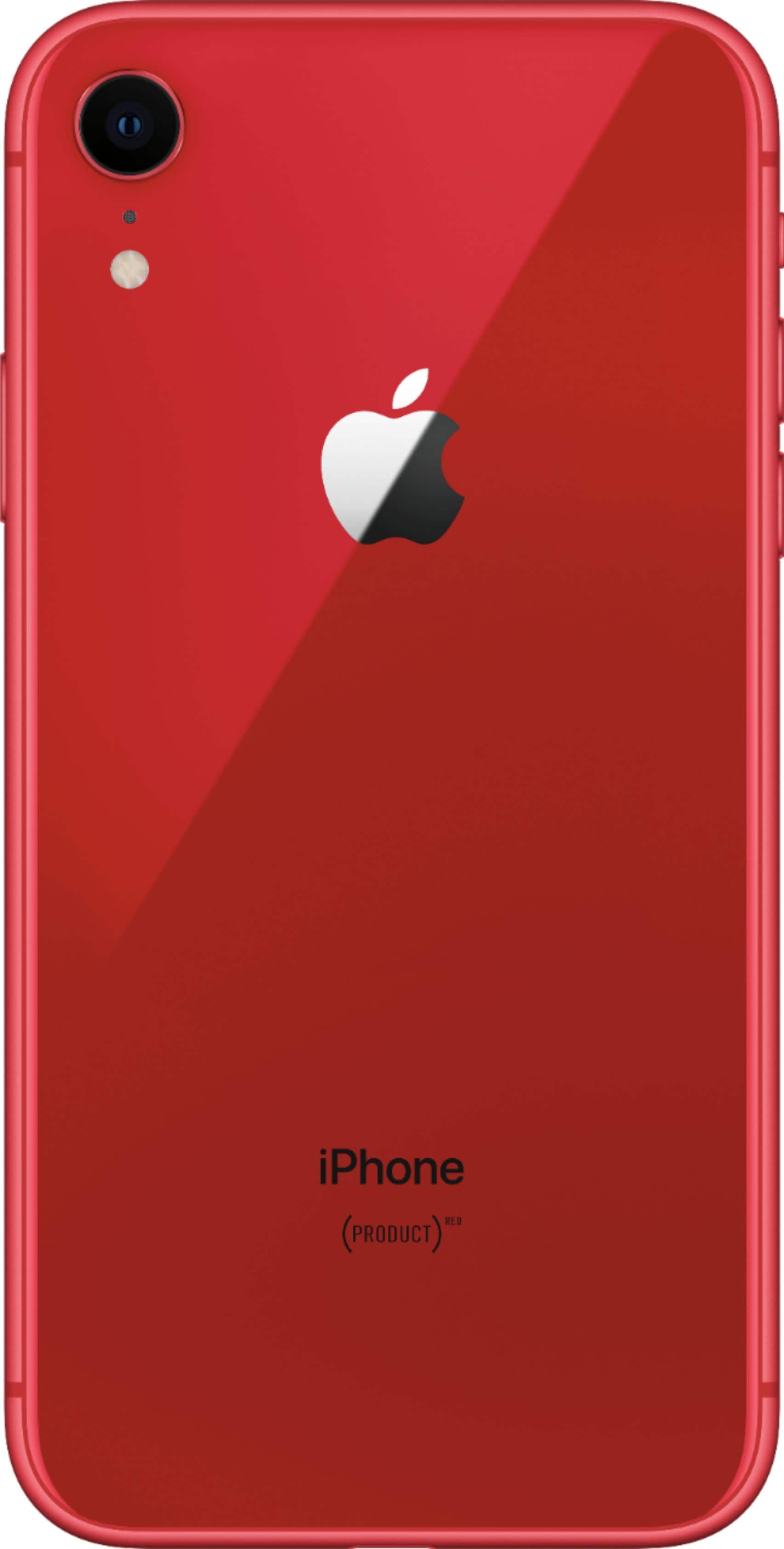 Back. Apple - iPhone XR 128GB - (PRODUCT)RED.
