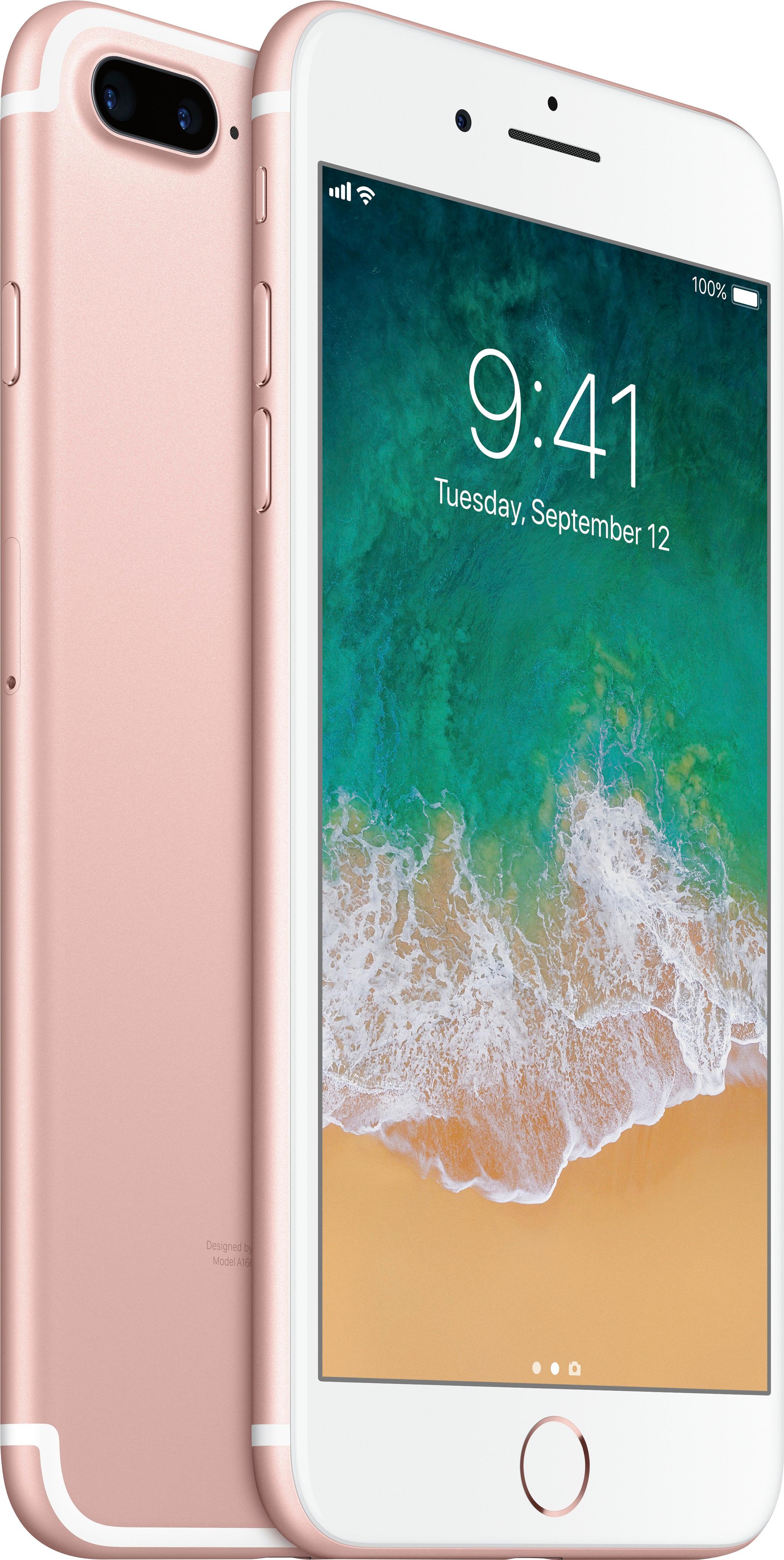 Best Buy Apple Iphone 7 Plus 128gb Rose Gold At T Mn4c2ll A