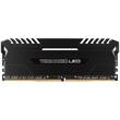 CORSAIR - Vengeance LED 2-Pack 8GB PC4-25600 DDR4 DIMM Desktop Memory Kit - Black - Larger Front