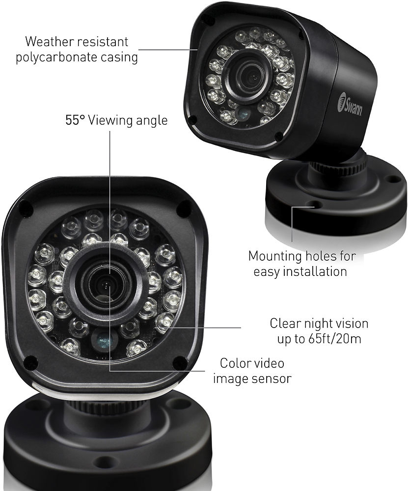 Customer Reviews Swann Pro Series Hd Channel Camera Outdoor Wired Gb Dvr Surveillance