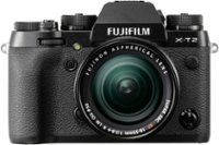 Front Zoom. Fujifilm - X-T2 Mirrorless Camera with 18-55mm Lens - Black.