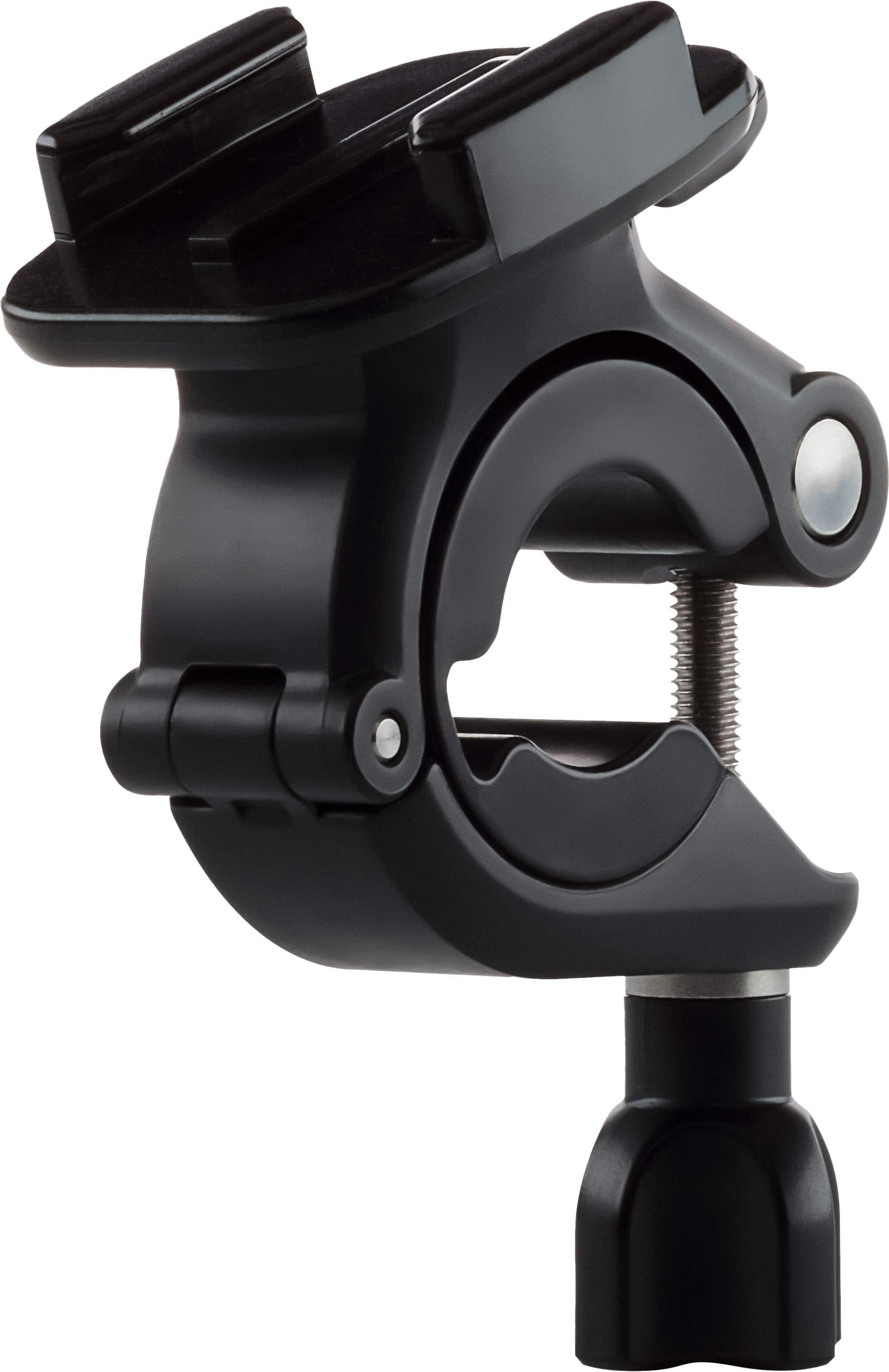 Angle. GoPro - Handlebar/Seatpost/Pole Mount Compatible for All GoPro Cameras - Black.