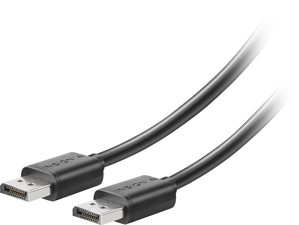 Insignia™ - 6' 4K Ultra HD DisplayPort Cable - Black