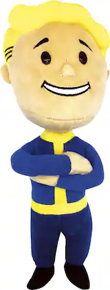Gaming Heads - Fallout 4: Vault Boy 111 Arms Crossed Plush Toy - Multicolor