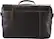 Back. Samsonite - High Street Leather Flapover Laptop Case for 15.6" Laptop - Brown.