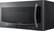 Left. Samsung - 1.7 Cu. Ft. Over-the-Range Fingerprint Resistant Microwave - Black Stainless Steel.
