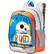 Front. American Tourister - Disney Backpack - White/Orange/Gray/Blue.