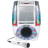 Singing Machine - AGUA CD+G Karaoke System - White - Front_Zoom