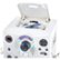 Alt View Zoom 12. Singing Machine - CD+G Bluetooth Karaoke System - White.