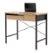 Left Zoom. Calico Designs - Ashwood Compact Desk - Graphite/Ashwood.
