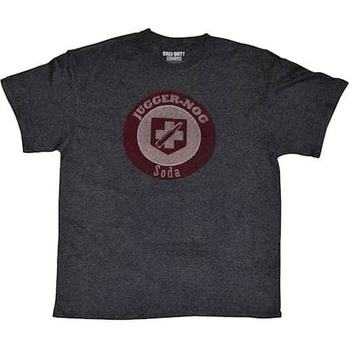 Front. Bioworld - Call of Duty Juggernog T-Shirt (Large) - Gray.