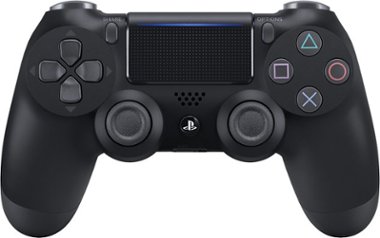 DualShock 4 Wireless Controller for Sony PlayStation 4 - Jet Black - Front_Zoom
