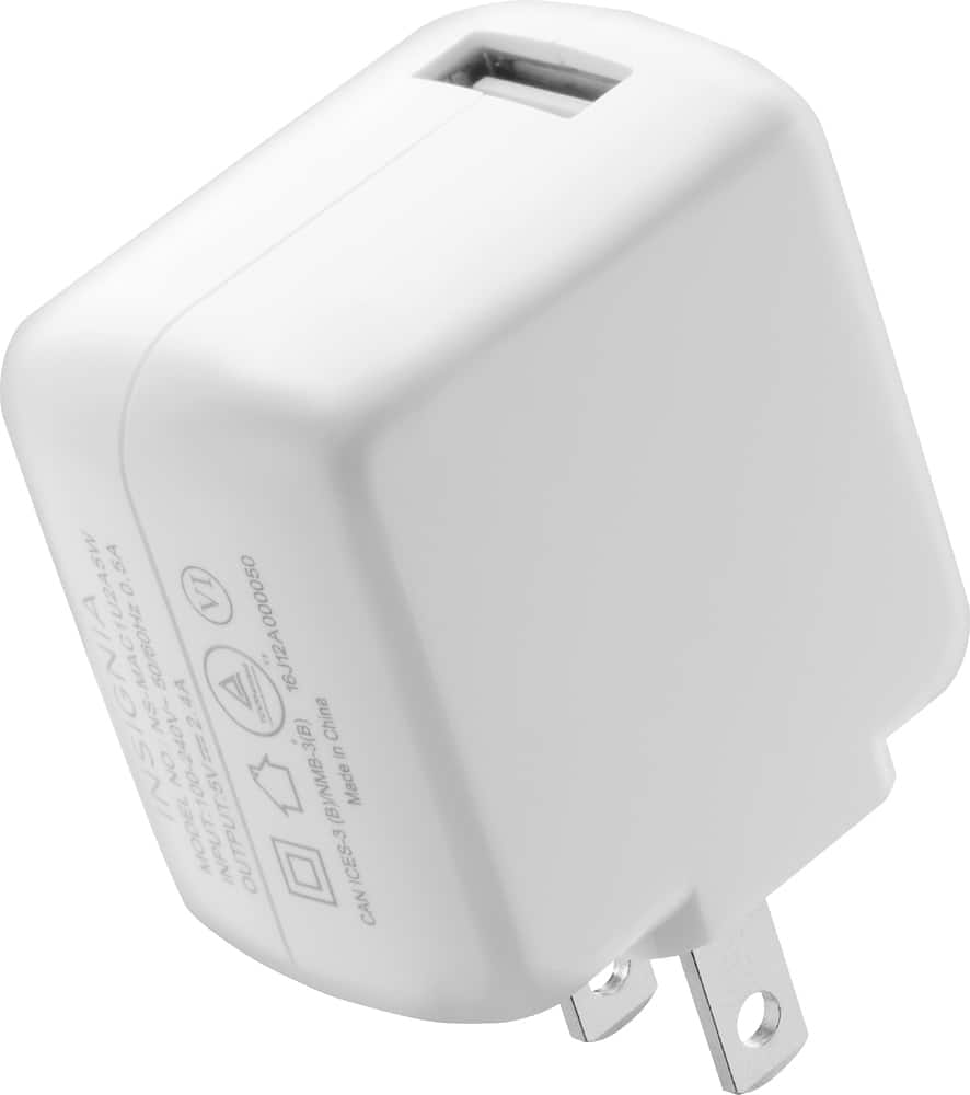 Best Buy: Insignia™ 12W Wall Charger White NS-MAC1U2A5W