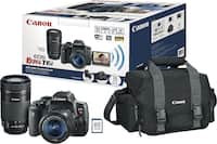 Best Buy Canon EOS Rebel T6i DSLR Camera with 18 55mm and 55
