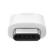 Front. Samsung - USB Type C-to-Micro USB adapter - White.