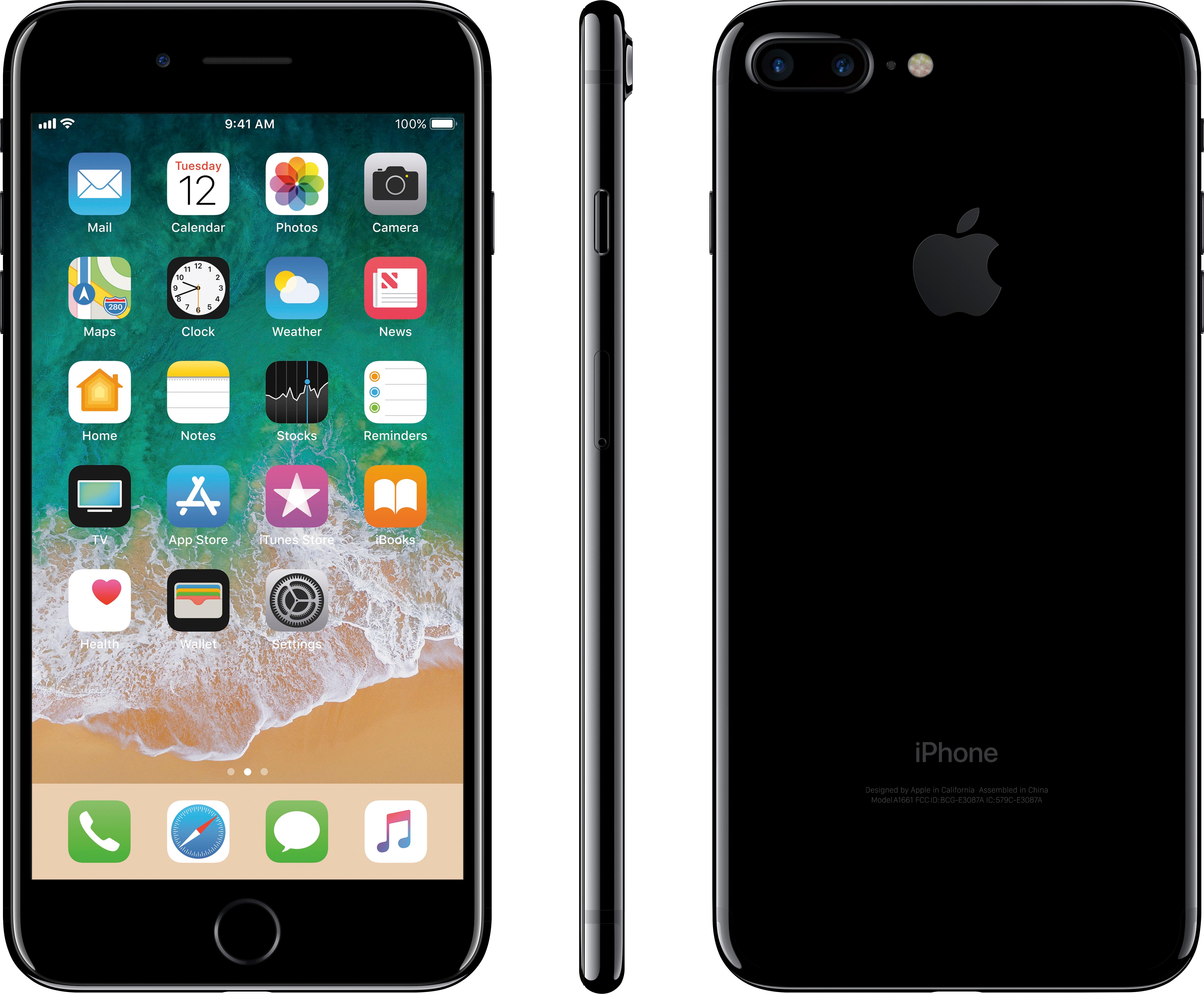 Best Buy: Apple iPhone 7 Plus 128GB Jet Black (Verizon) MN4D2LL/A