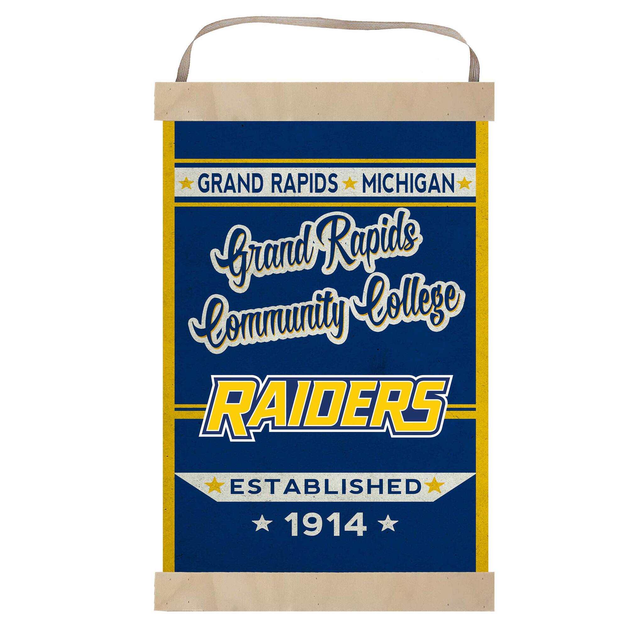 GRAND RAPIDS MICHIGAN  
Grand Rapids Community College  
RAIDERS  
ESTABLISHED 1914