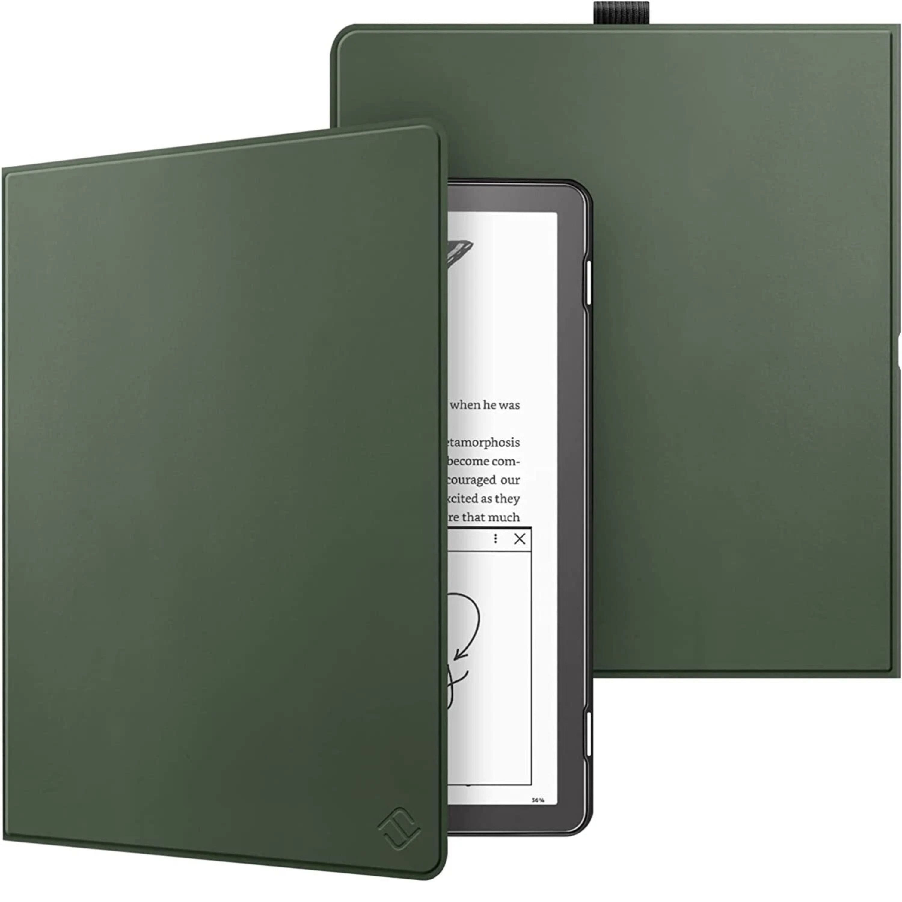 Kitcheniva - Kindle Scribe 10.2" Case Slimshell Protective Book Cover 2022 2024 Compatible - Alpine Green