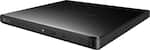 Front. LG - 8x External USB 2.0 Double-Layer DVD±RW/±R/-RAM/CD-RW Drive - Black.