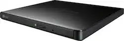 LG - 8x External USB 2.0 Double-Layer DVD±RW/±R/-RAM/CD-RW Drive - Black - Front_Zoom