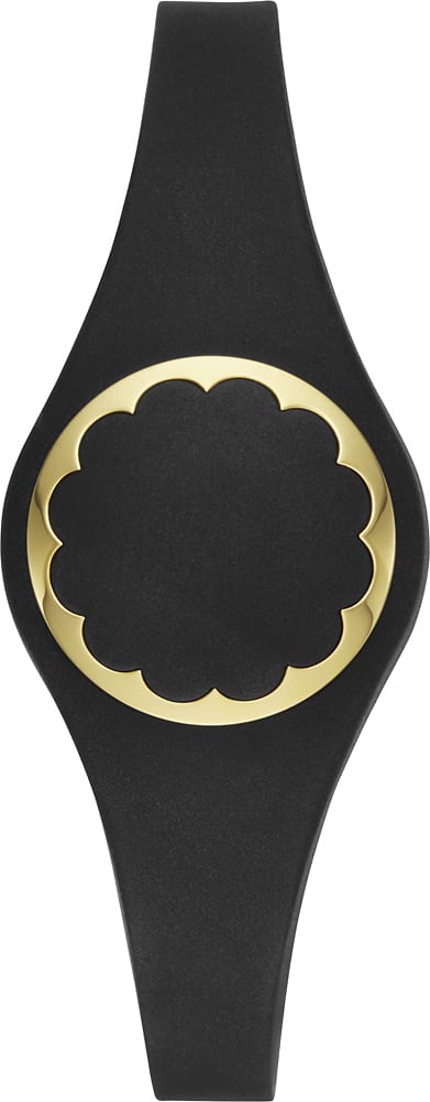 Front. kate spade new york - scallop Activity Tracker - gold-tone and black.