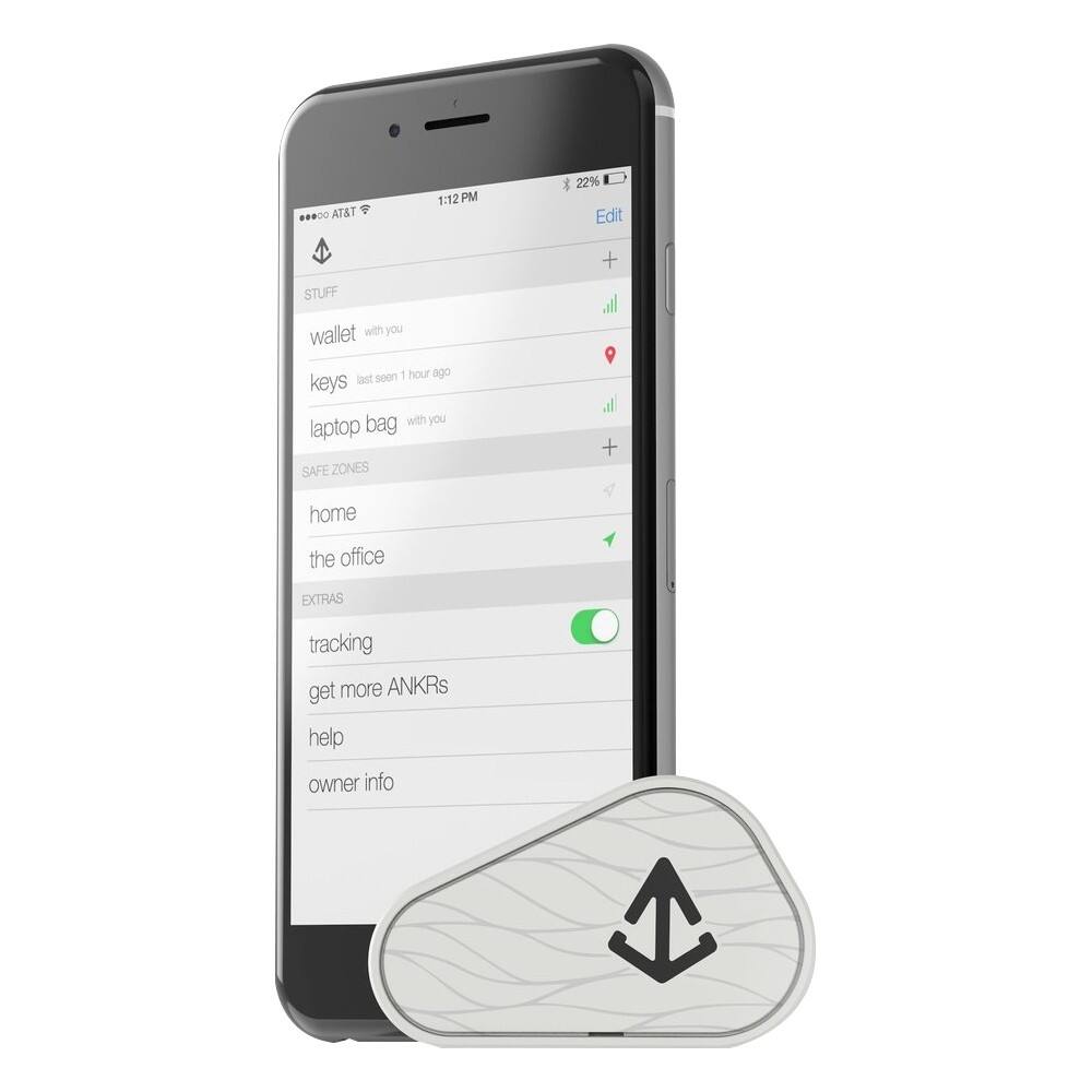 Alt View 11. ANKR - ANKR Tracking Device - Old Computer Gray.