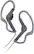 Front. Sony - AS210 Wired Sport Earbud Headphones - Black.